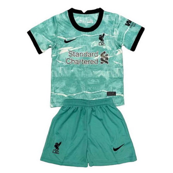 Camiseta Liverpool Segunda Niños 2020-2021 Verde